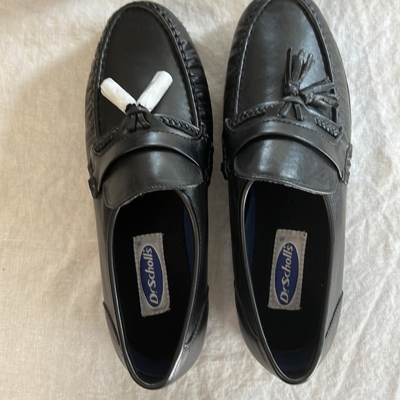 Dr. Scholl's Other - Men’s leather slip on Dr. Scholl’s shoes, new in box, sz 10 1/2M.
